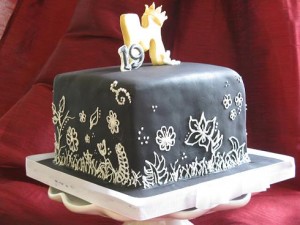 Black & White Cake