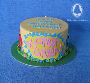 Gabba Gabba Birthday Cakes on Yo Gabba Gabba Cake